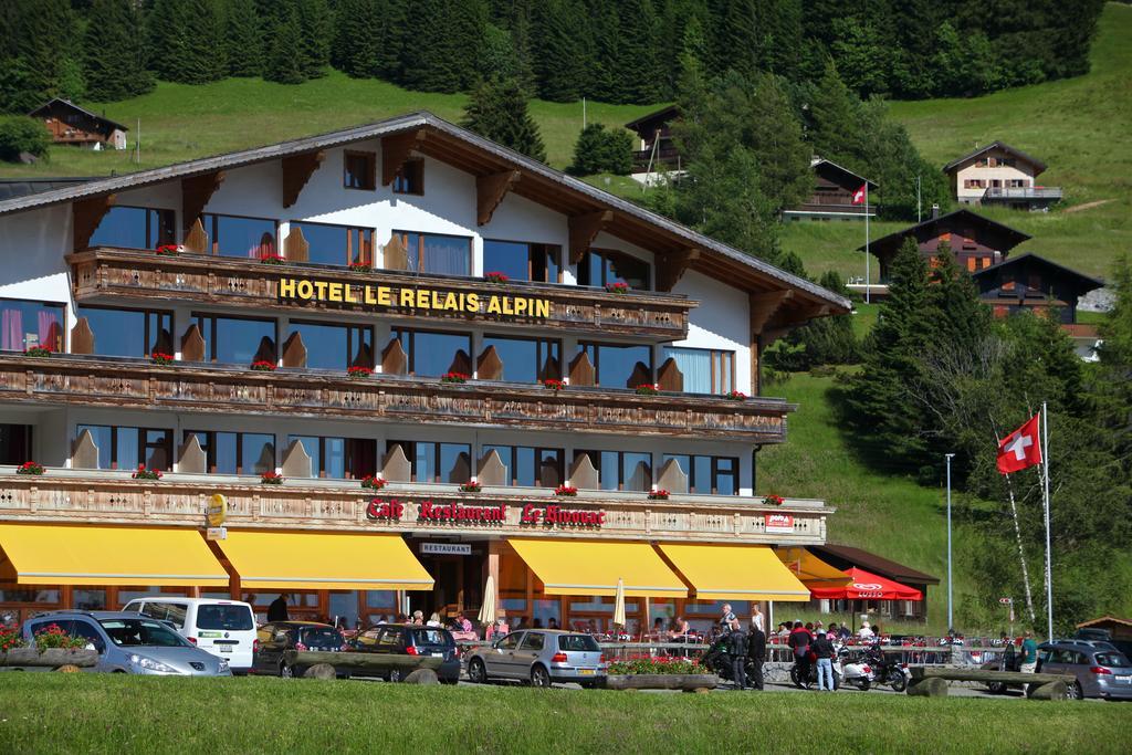 Hotel Le Relais Alpin Les Mosses Экстерьер фото